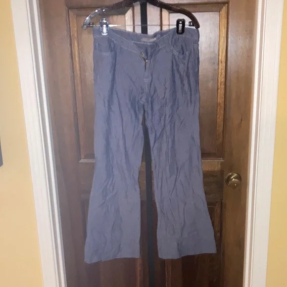 Joe's Jeans Gray Flare Pants High-Waisted Casual - Picture 1 of 8
